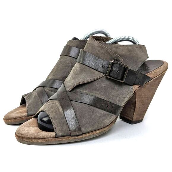 OTBT Delhi Slingback Leather Pump Sandals- 8 - Picture 1 of 10